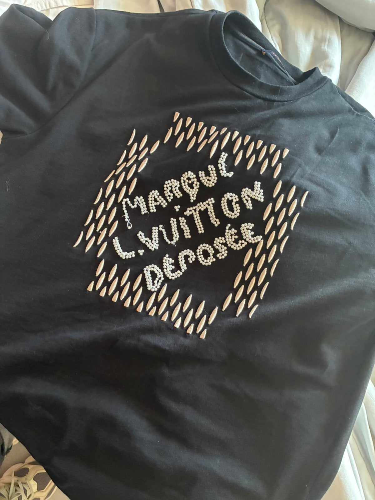 Louis Vuitton T-shirt, Ophalen, Zo goed als nieuw, Maat 56/58 (XL), Zwart