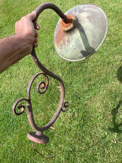 Vintage tuin- en gevelverlichting – set van 2 wandlampen, Maison & Meubles, Lampes | Autre, Utilisé, Enlèvement