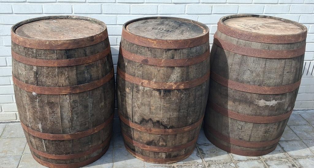 Wijnvat ,waterton , whiskeyvat, regenton, Tuin en Terras, Ophalen
