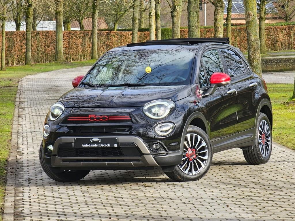 Fiat 500x 500 X DOLCE VITA ROUGE | CABRIOLET | CAMÉRA |, Cuir, Achat, Euro 6, Entreprise