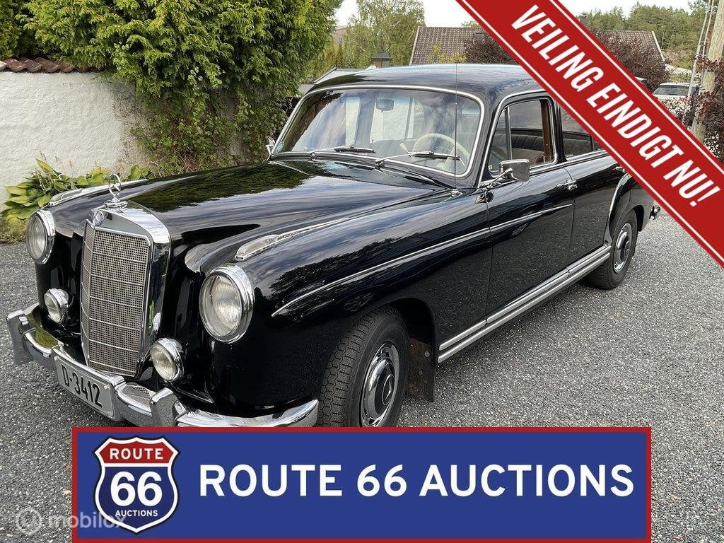Mercedes-Benz 220 S | 1957 | Route 66 Auctions, Autos, Achat, Entreprise, Boîte manuelle, Autre carrosserie