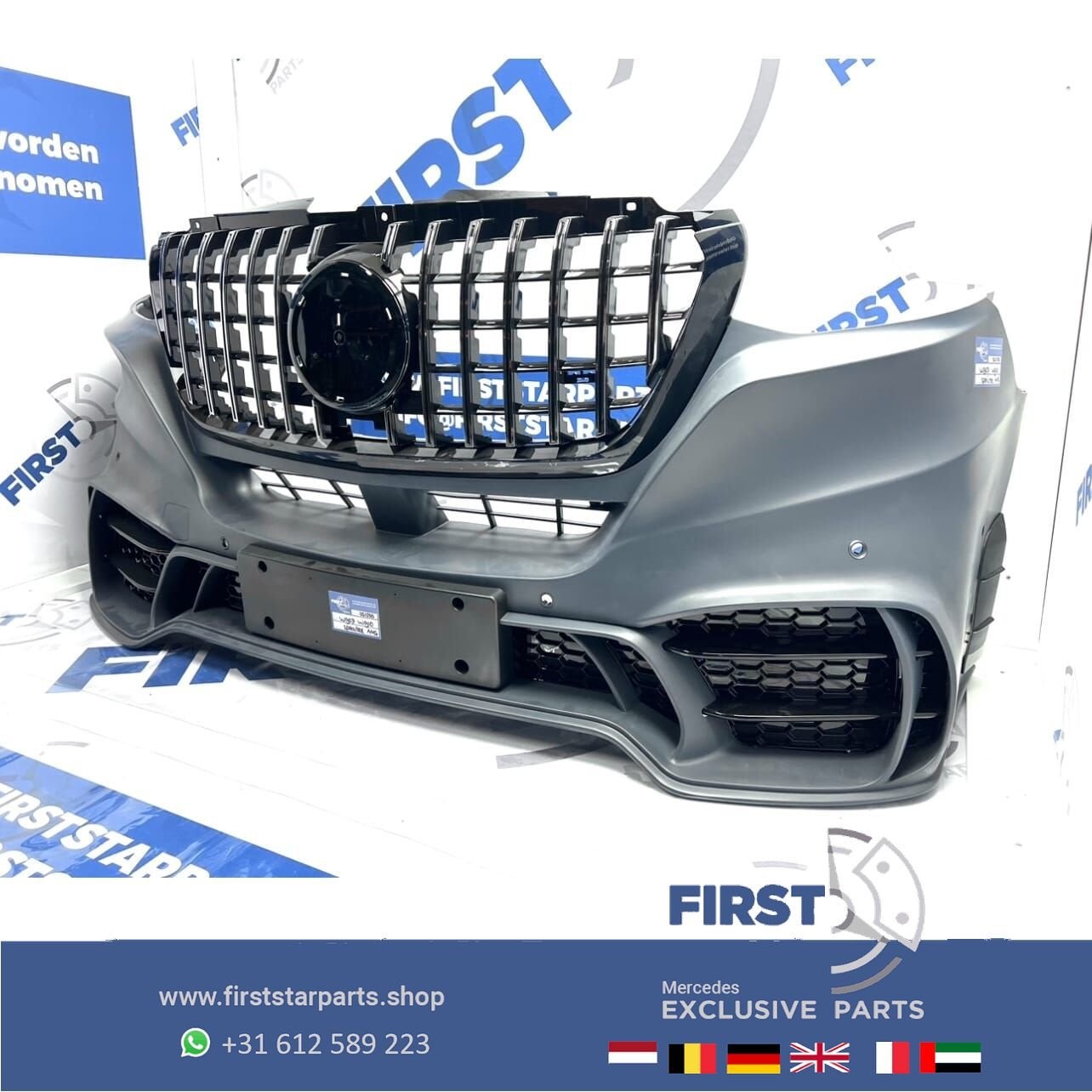 W907 AMG KEGGER PETRONAS EDITION BUMPER Mercedes SPRINTER W9, Gebruikt, -, Voor, Ophalen of Verzenden