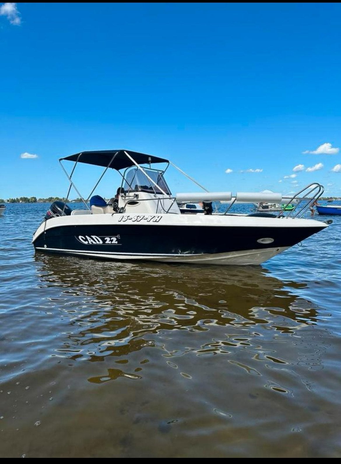 Cad 22 open met suzuki 250pk, Watersport en Boten, Speedboten, Ophalen, Zo goed als nieuw, Elektrisch, Buitenboordmotor