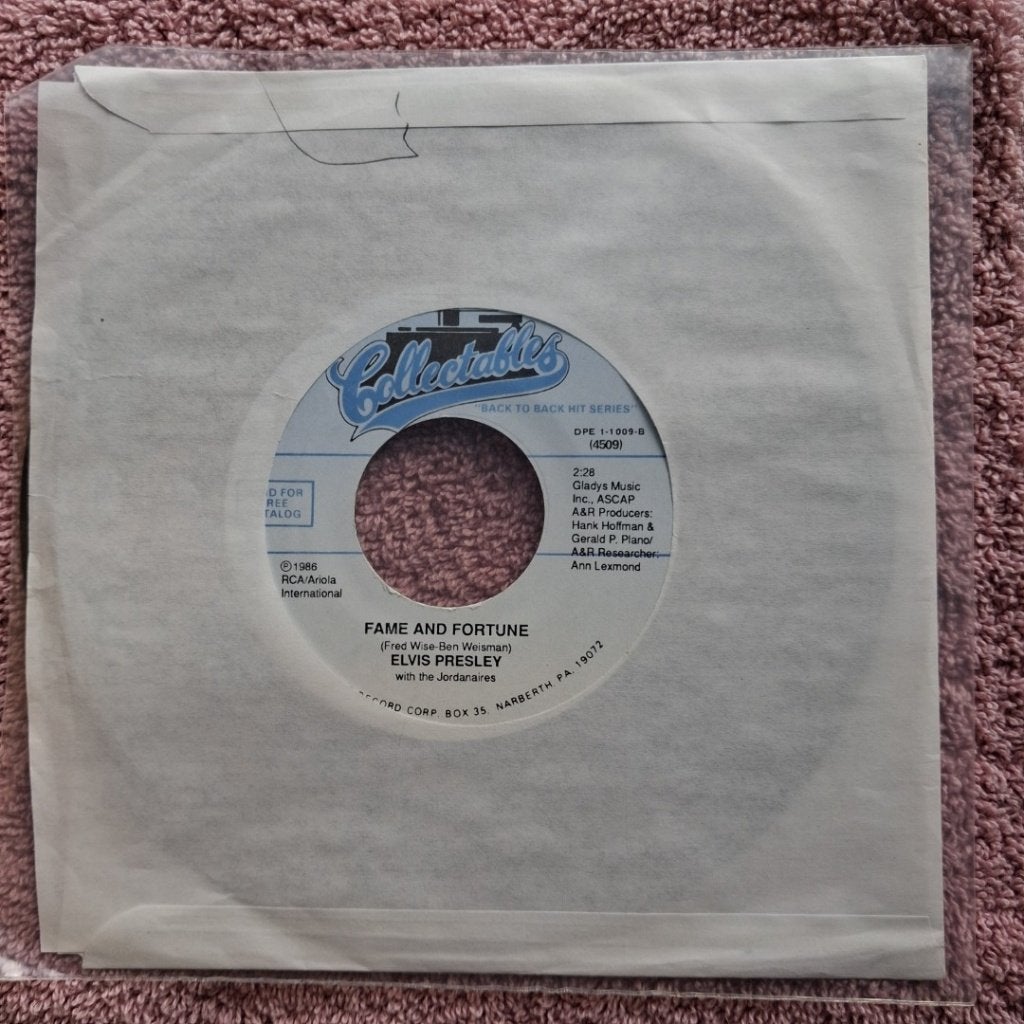 Objets de collection Elvis, Enlèvement ou Envoi, Comme neuf, Rock classique