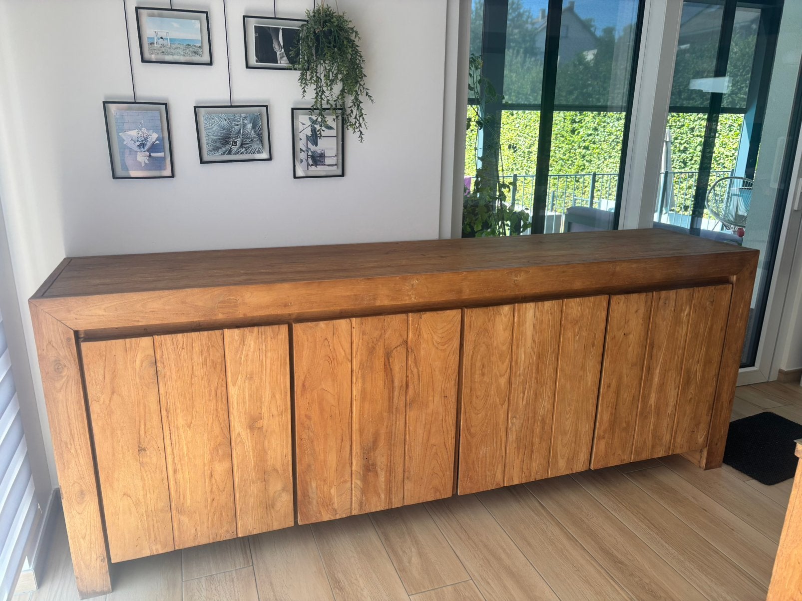 Meuble Erosi ( Teck recycle), Huis en Inrichting, Kasten | Dressoirs, Ophalen, Gebruikt, Teakhout, 200 cm of meer