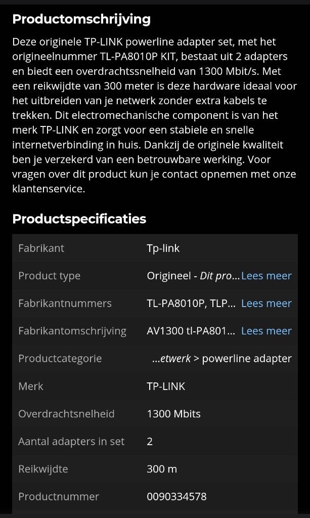 Tp link, Computers en Software, WiFi-versterkers, Ophalen, Zo goed als nieuw, TP-Link