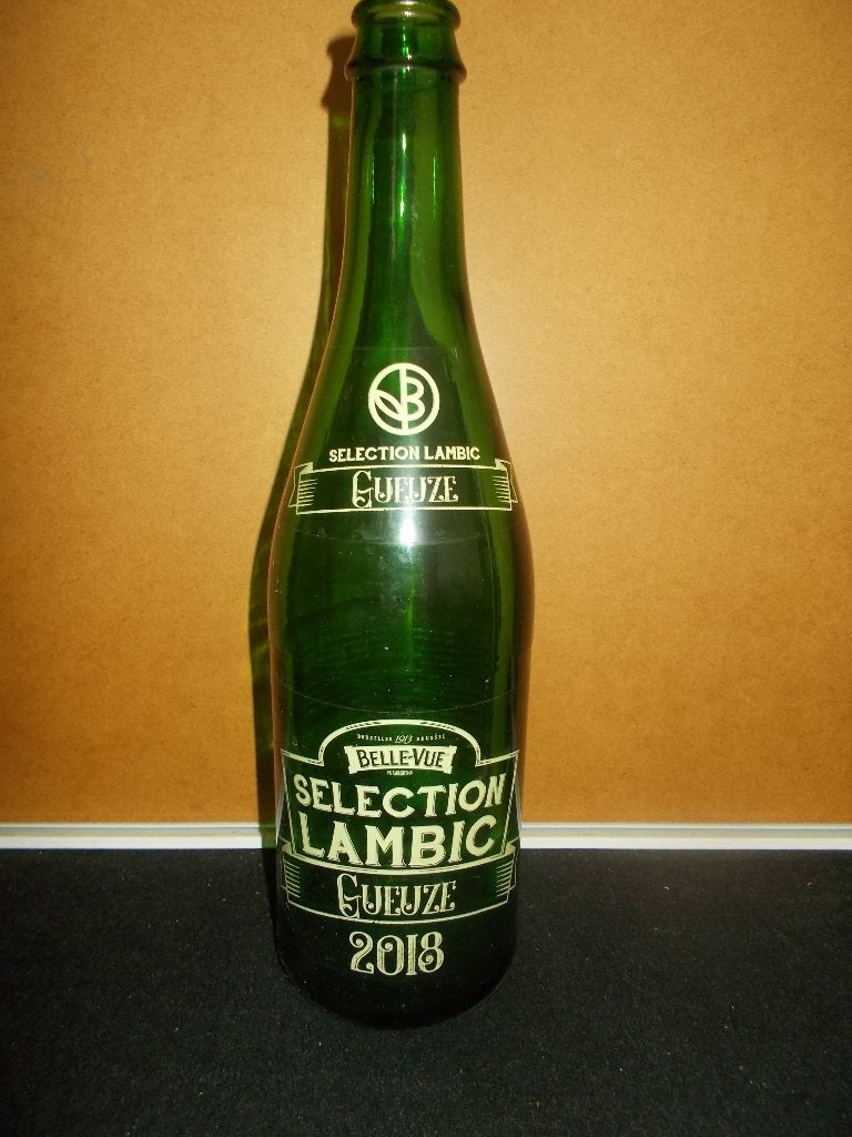 BELLE-VUE-bouteille vide Sélection Lambic-Gueuze 2018., Enlèvement, Utilisé, Bouteille(s), Leffe