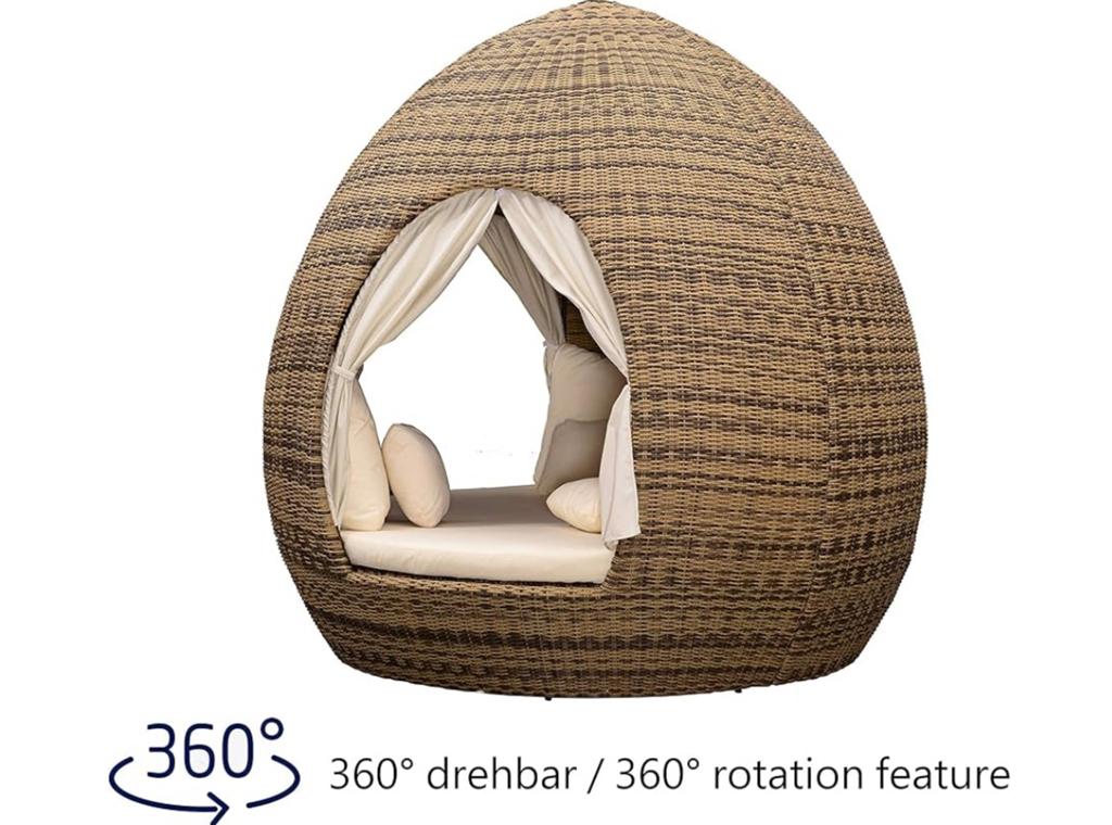 Outdoor ligbed egg, Jardin & Terrasse, Chaises longues, Comme neuf, Enlèvement
