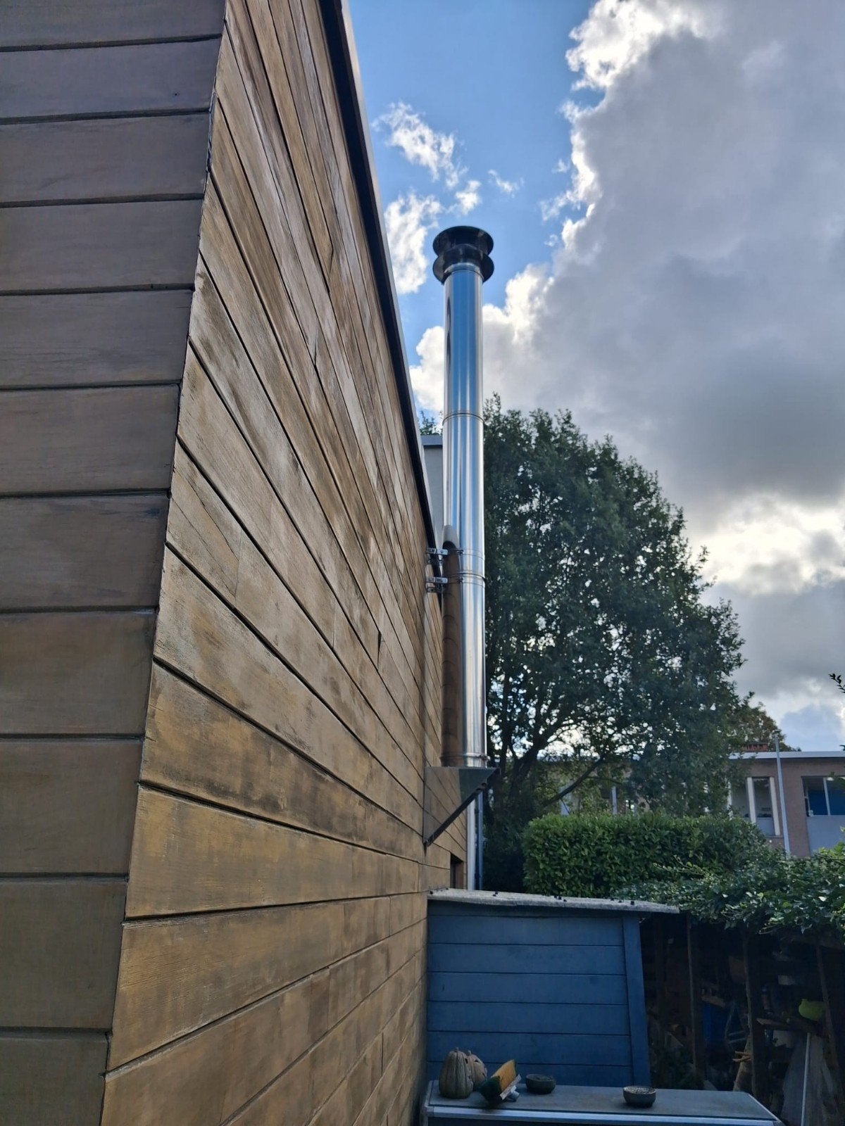 Dubbelwandige RVS kachelbuis, Doe-het-zelf en Bouw, Ophalen