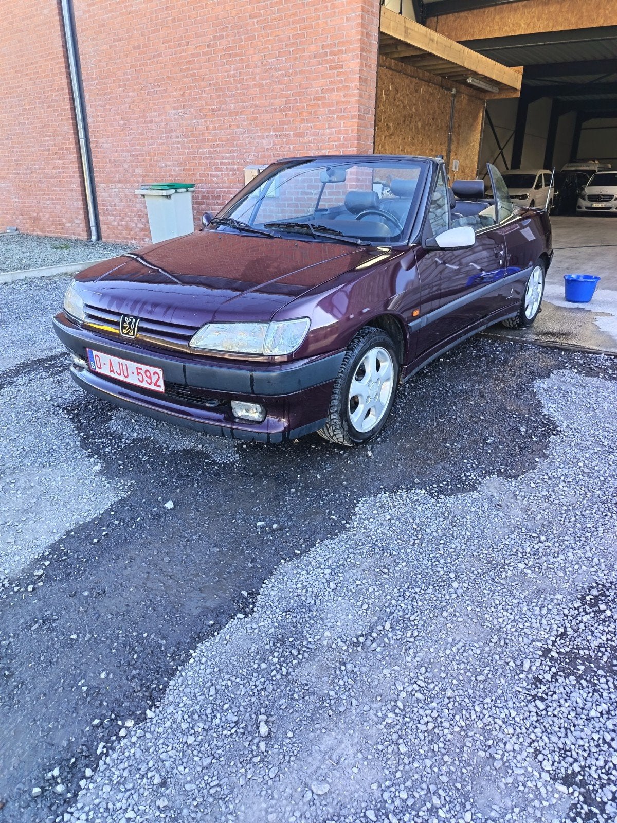 Peugeot 306 cabriolet 1995, Auto's, Peugeot, 90 kW, Zwart, Overige kleuren, Cabriolet