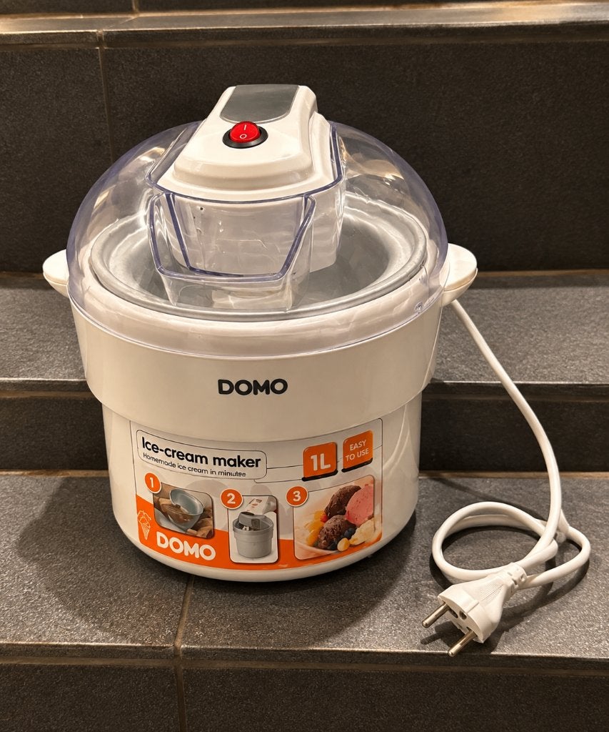 DOMO IJsmachine – 1L – Zelfgemaakt IJs, Ophalen, Gebruikt