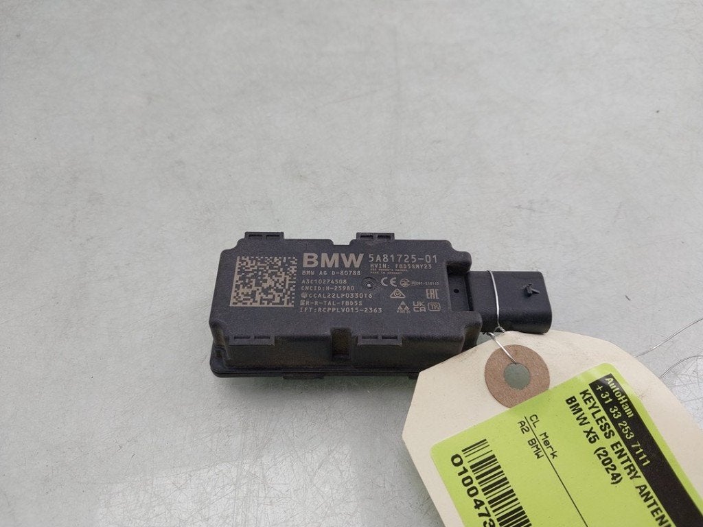 ANTENNE D'ACCÈS SANS CLÉ BMW X5 (G05) (01-2018/03-2023), Autos : Pièces & Accessoires, Utilisé, BMW, Petuelring 130
80809  München, DE