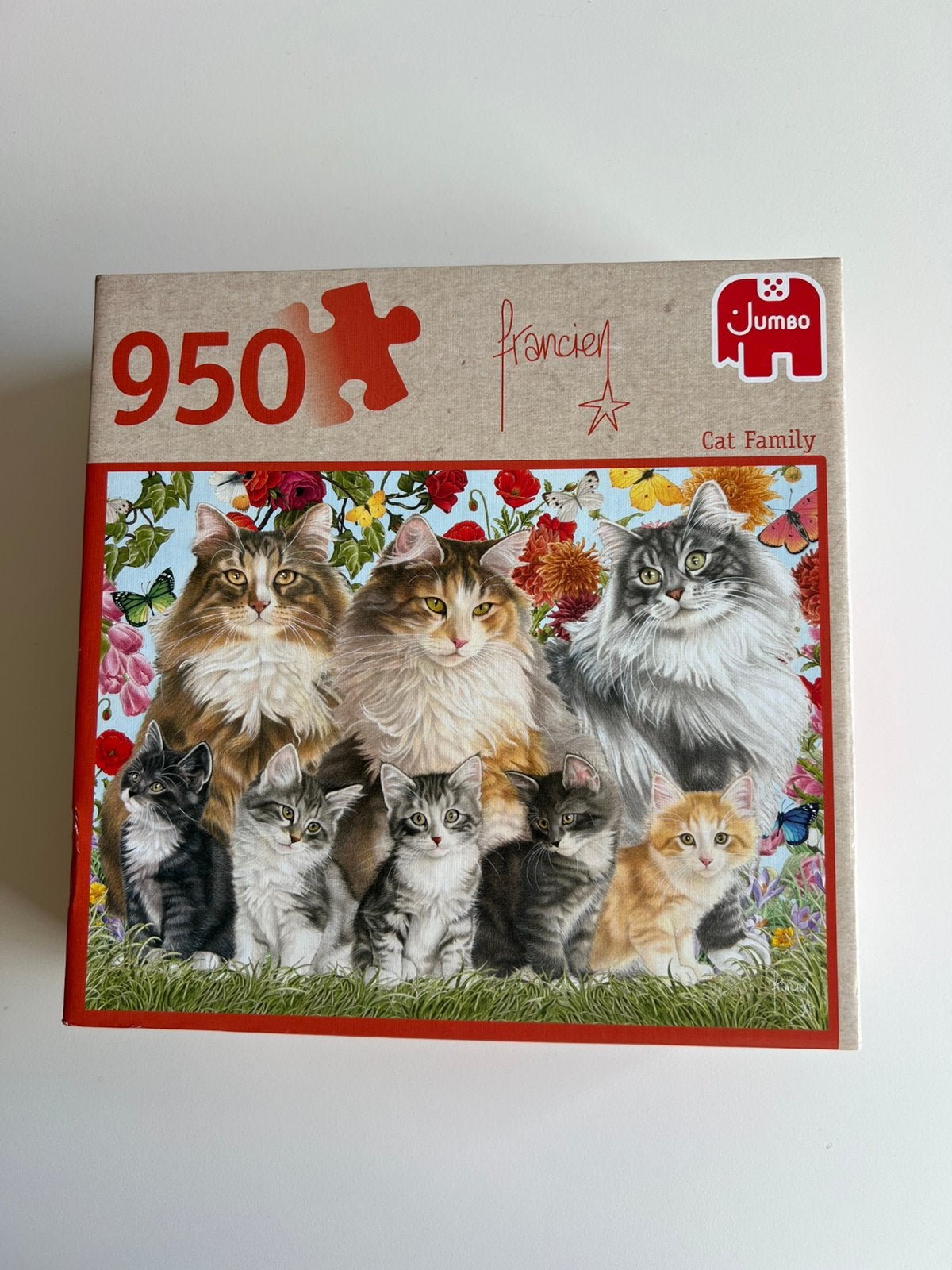 Famille de chats Francien. 950 pièces, Enlèvement, Comme neuf