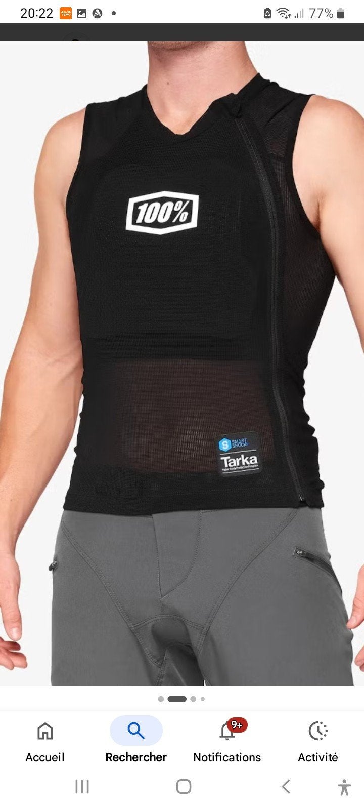 gilet protection moto, Manteau | tissu, Enlèvement ou Envoi, 100%, Neuf, avec ticket