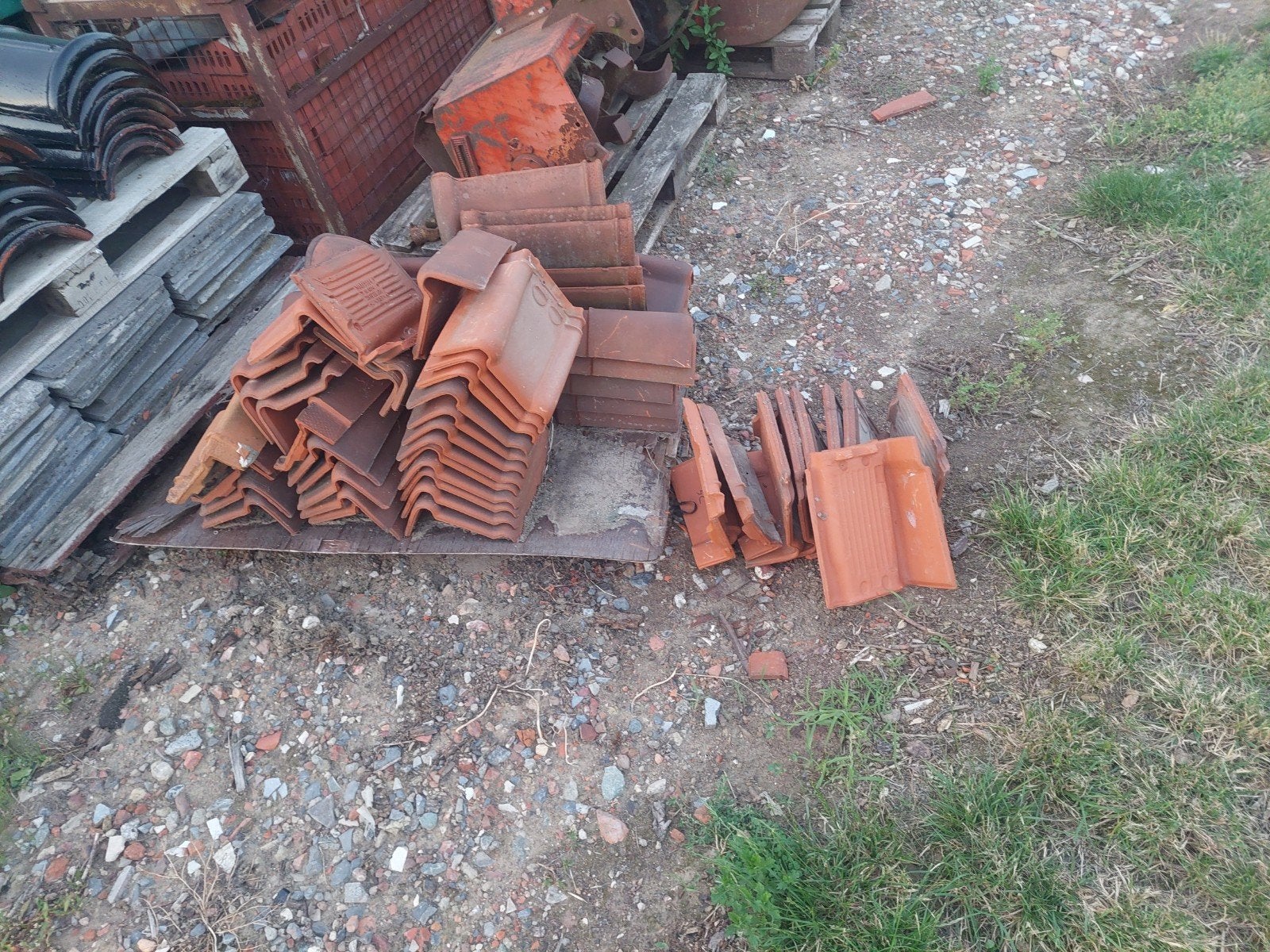 Lot gevelpannen en nokken, Doe-het-zelf en Bouw, Ophalen