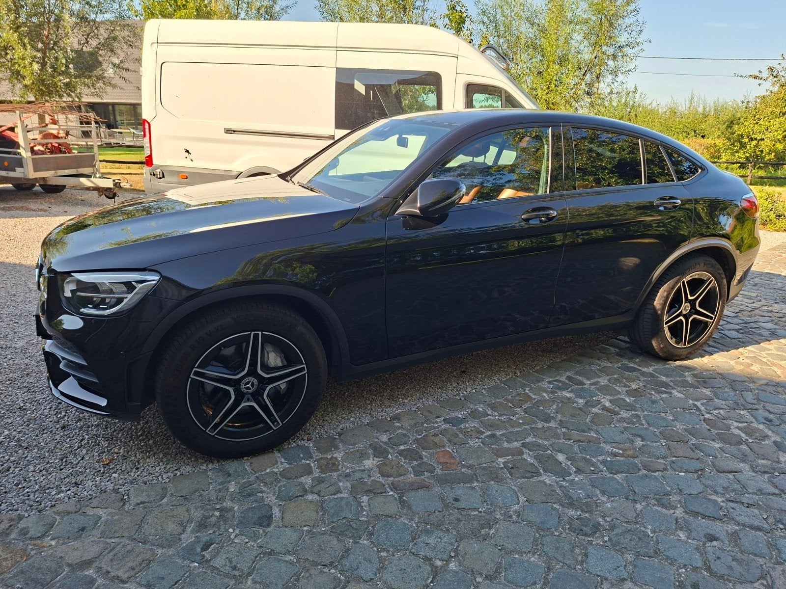 Mercedes GLC Coupé 250 benzine hybride AMG-PACK, Auto's, Automaat, Parkeerassistent, Euro 6, Zwart