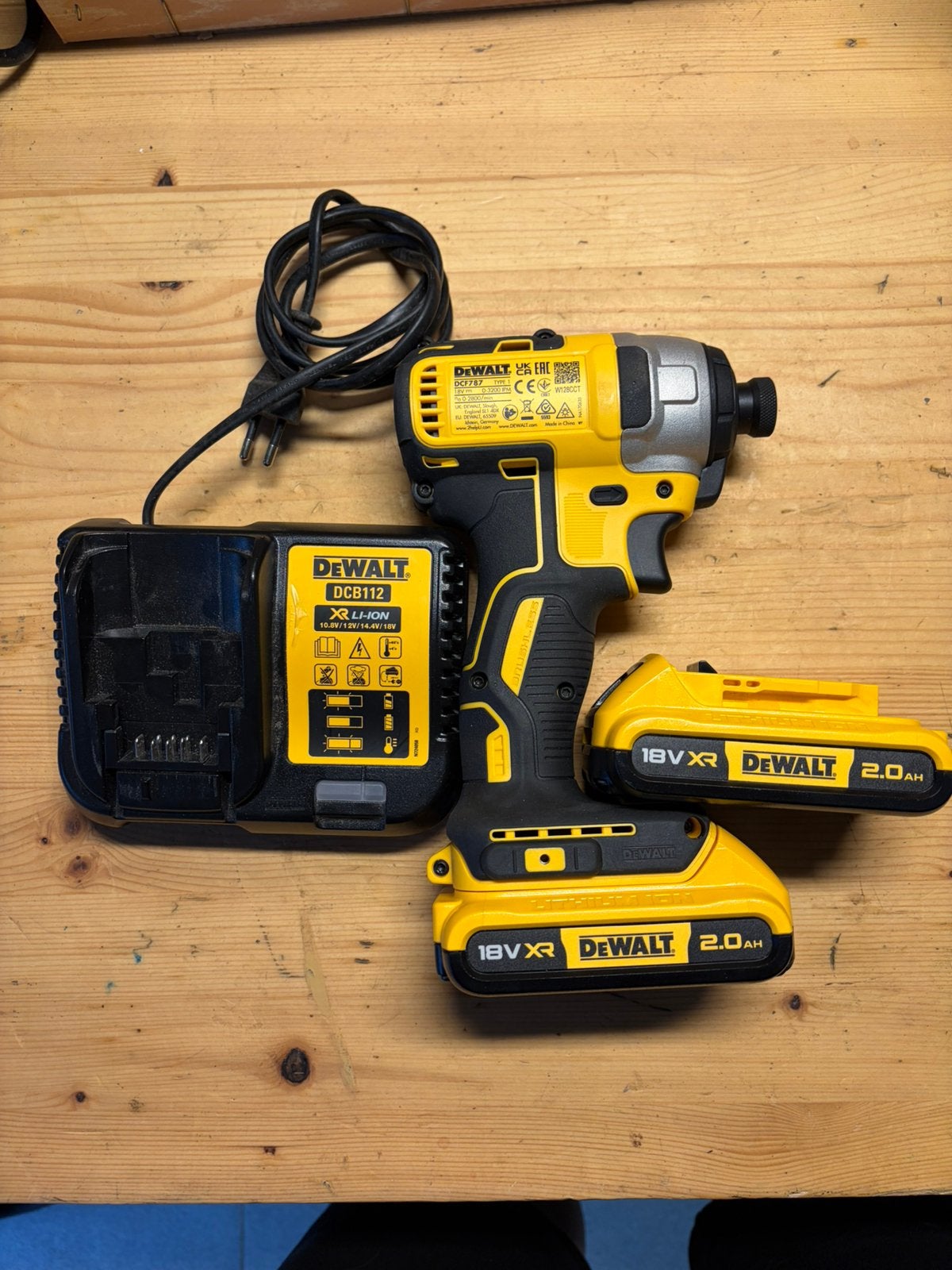 Dewalt slagschroefmachine set nieuw, Ophalen of Verzenden, Zo goed als nieuw