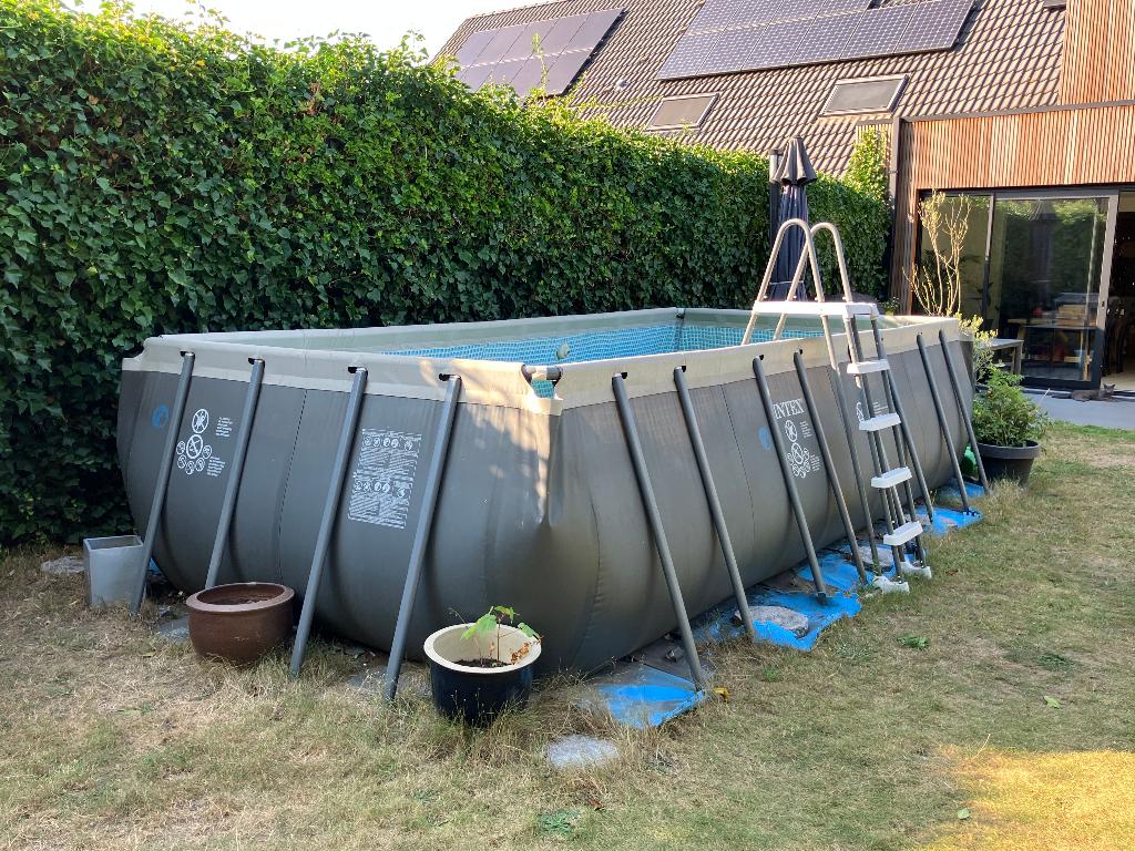 Intex zwembad te koop, Gebruikt, 200 tot 300 cm, Rechthoekig, Ophalen