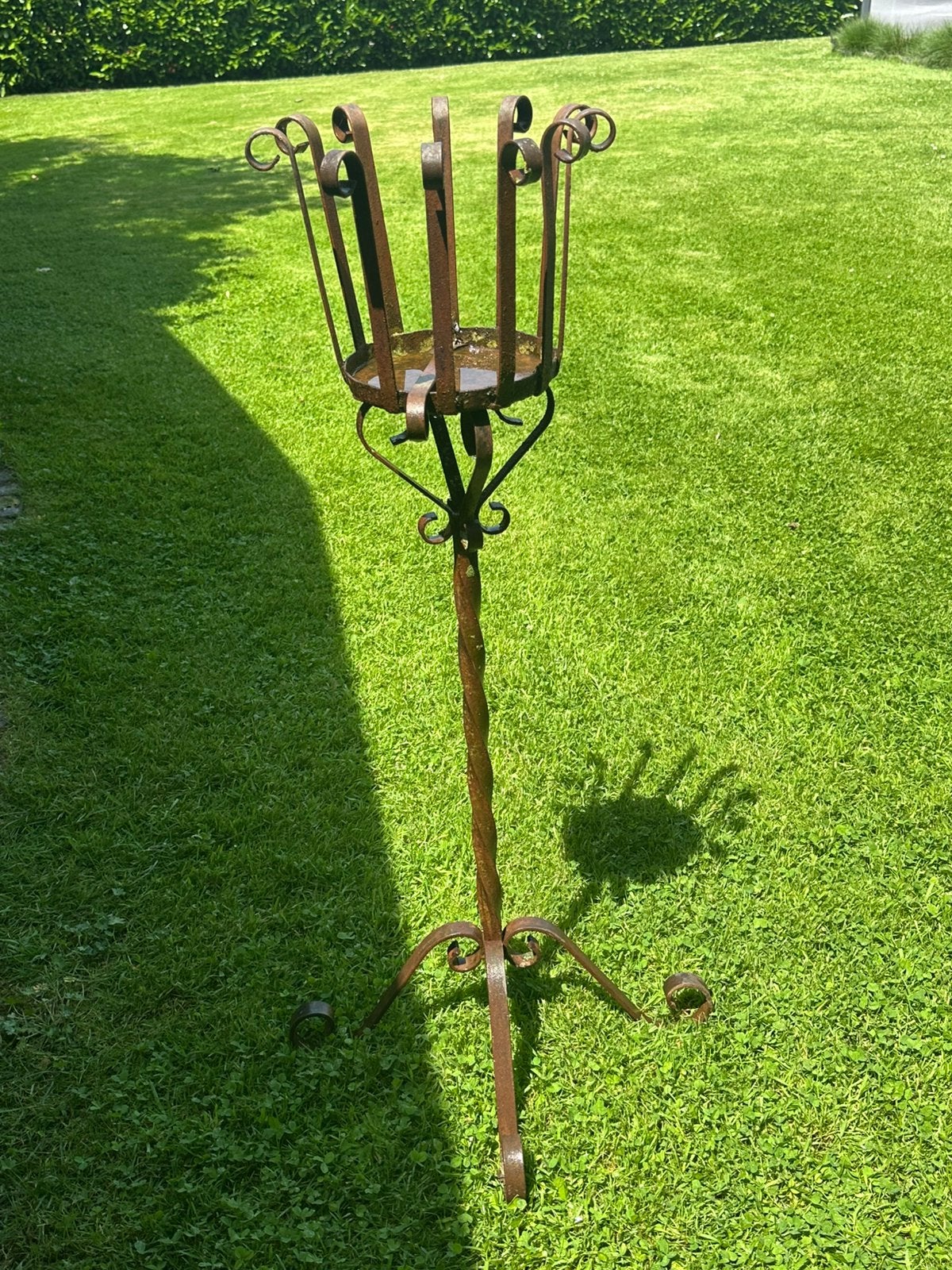 porte-plante en fer forgé, Jardin & Terrasse, Enlèvement, Utilisé