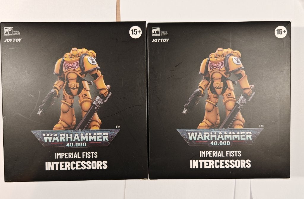 Joytoy Warhammer 40k Imperial fists 2 assault intercessors, Enlèvement ou Envoi, Comme neuf