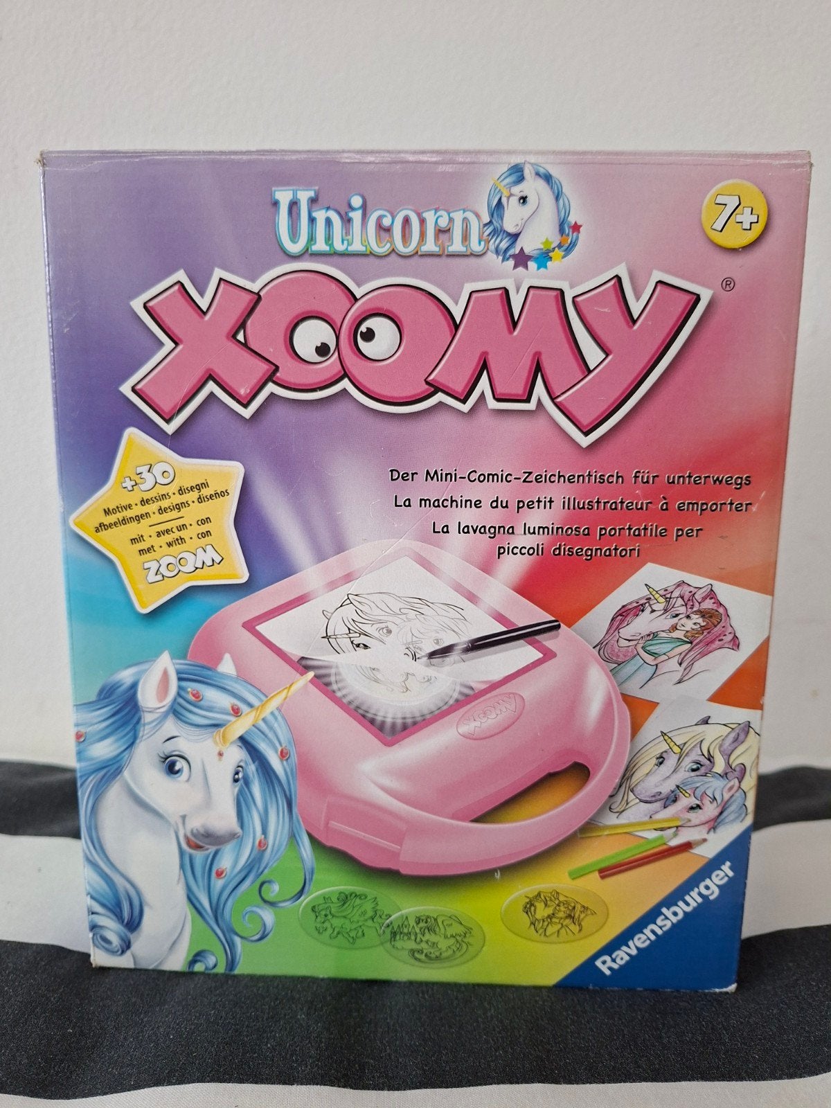 Xoomy Unicorn, Ophalen