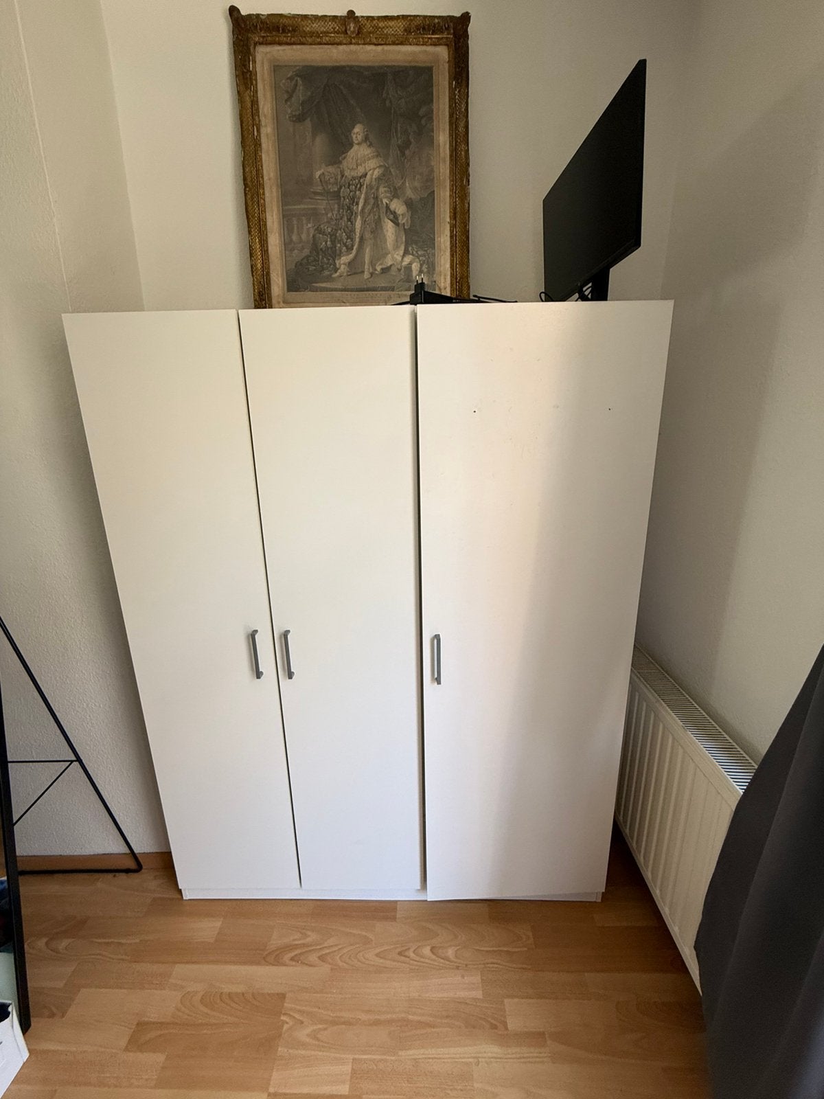 Armoire IKEA blanche, Avec tablette(s), 100 à 150 cm, Utilisé, 50 à 75 cm