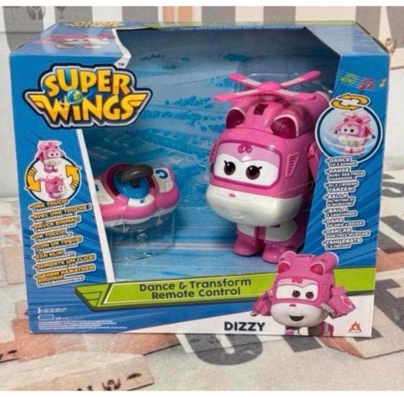 Super Wings DIZZY - Dance & Transform Helikopter bestuurbaar, Ophalen of Verzenden, Nieuw, Afstandsbediening