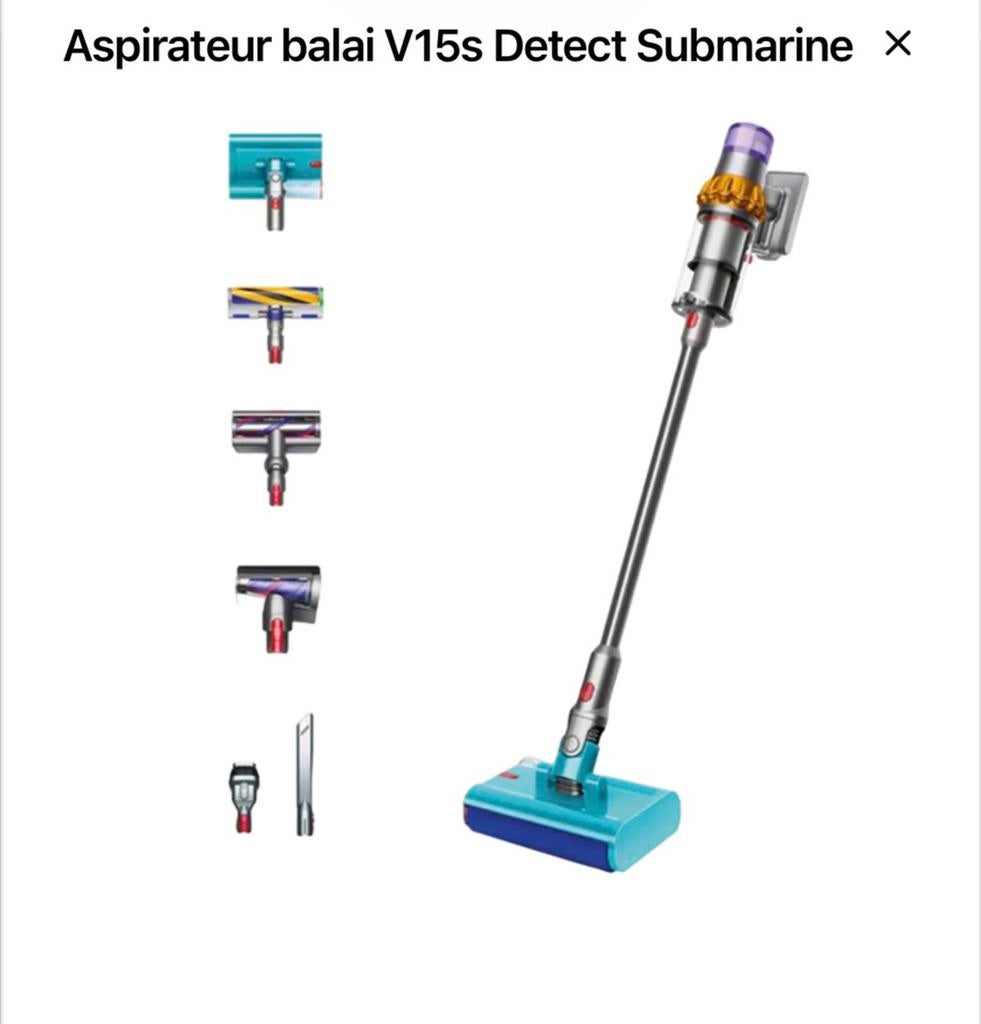 Dyson v15 submarine, Ophalen, Nieuw