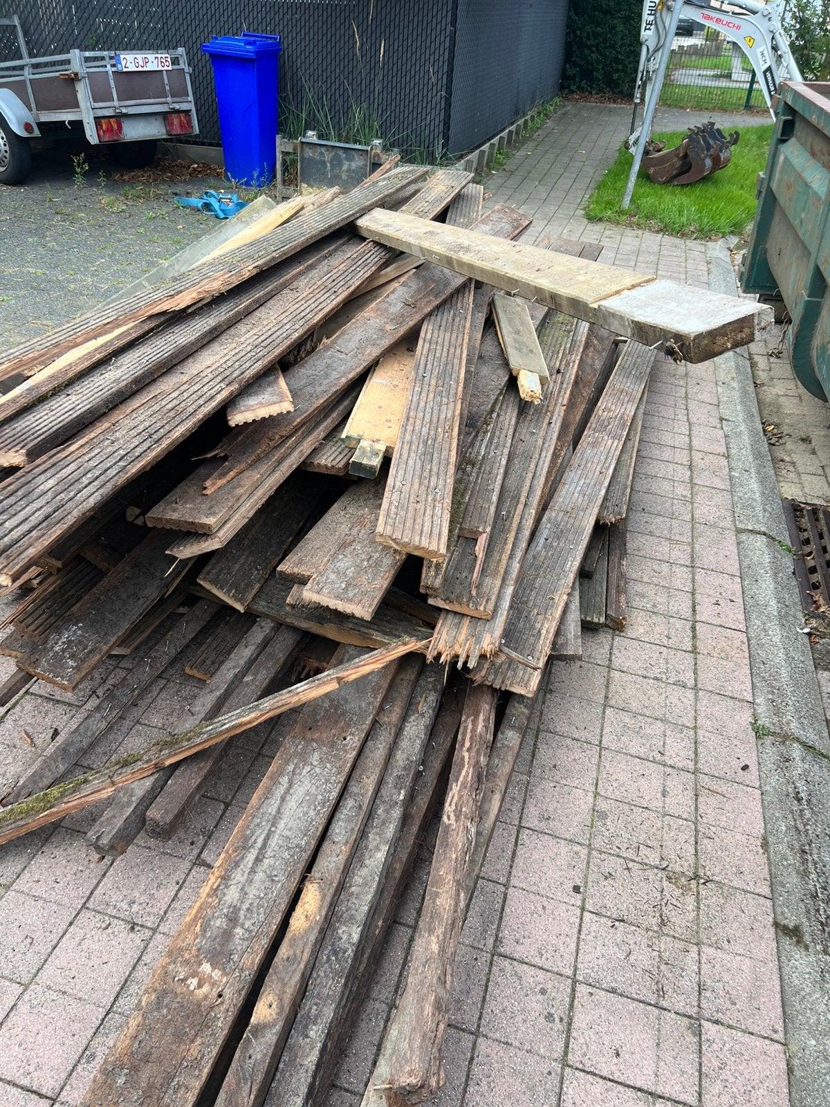 Brandhout, Tuin en Terras, Ophalen of Verzenden, Zo goed als nieuw