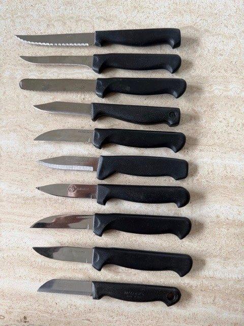 Nieuwe 10-delige messenset in originele doos (nr4966), Enlèvement ou Envoi, Neuf, Ensemble de couverts