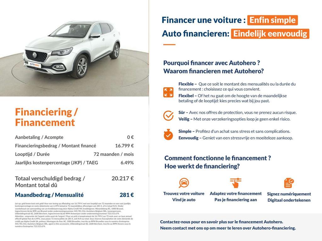 MG EHS 1.5 T-GDI Plug-in Hybrid Luxury (bj 2022, automaat), Auto's, MG, Adaptive Cruise Control, Gebruikt, 5 deurs, Hybride Elektrisch/Benzine