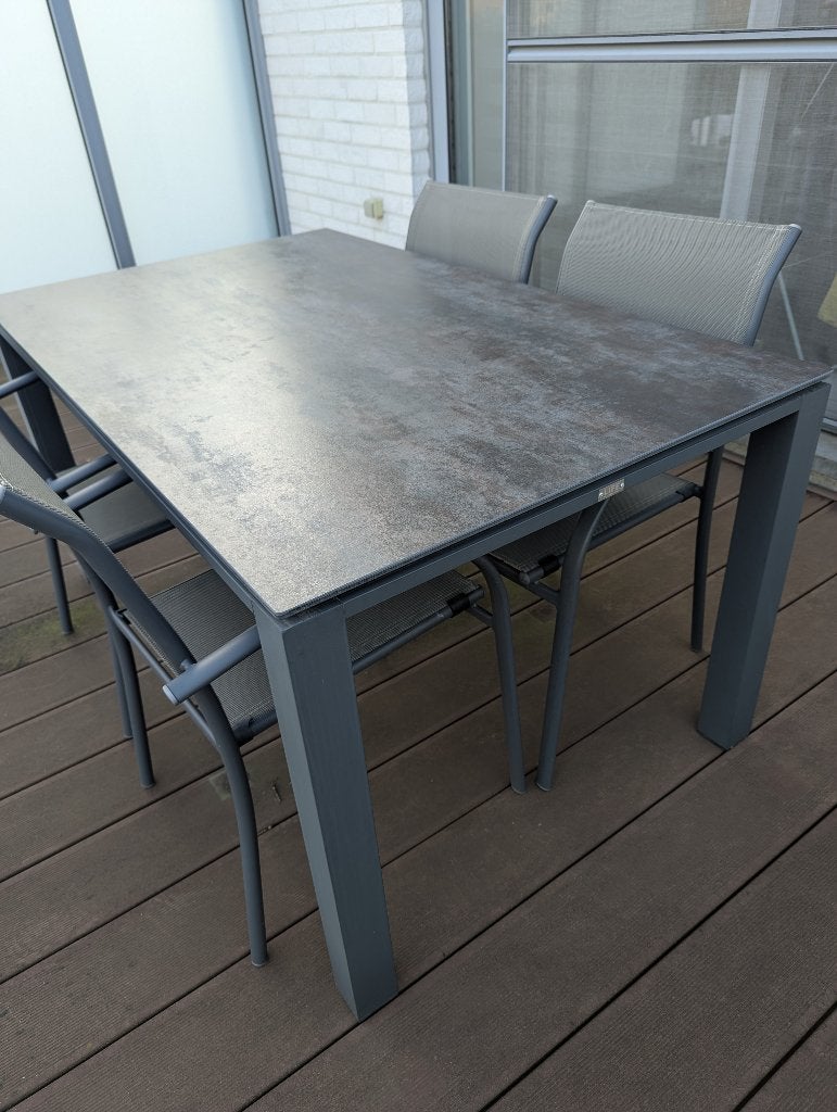 Buitentafel keramisch Life Outdoor Living, Ophalen, Eettafel, 6 zitplaatsen, Aluminium