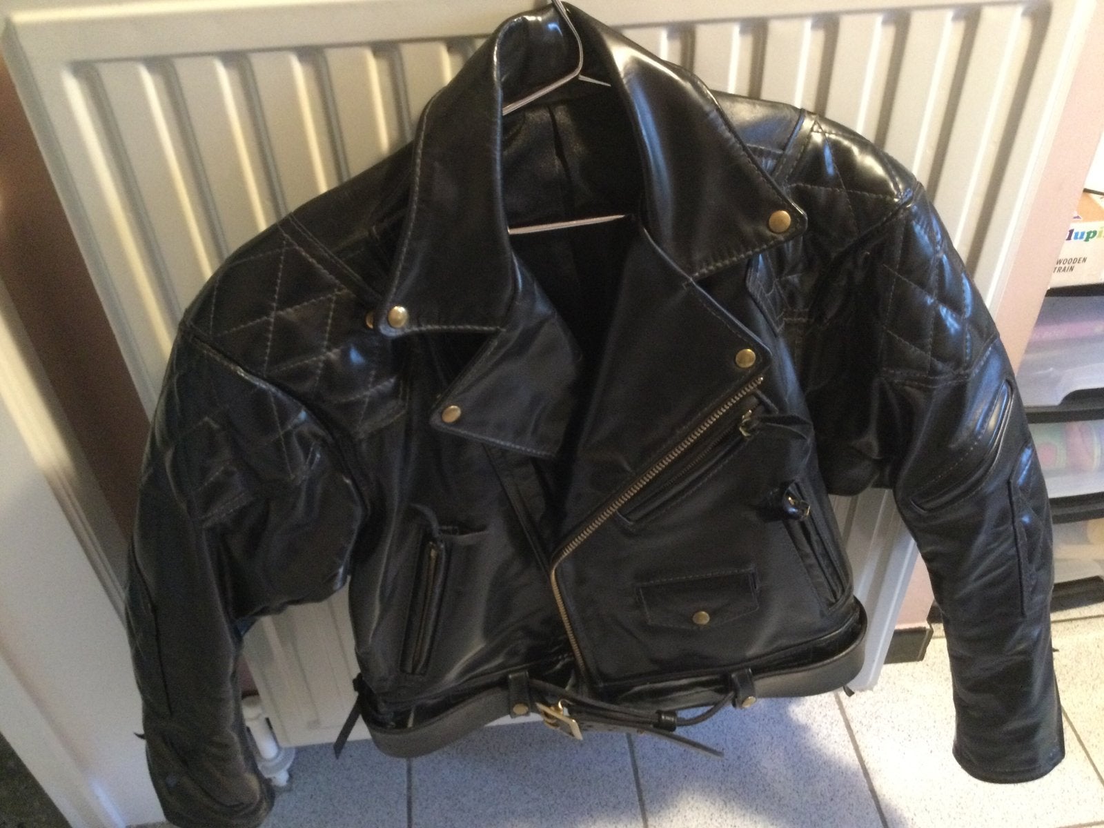 Leder jas 44 Langlitz Leathers Portland Oregon USA, Ophalen of Verzenden, Heren, Jas | leer, Langlitz Leathers Portland Oregon USA