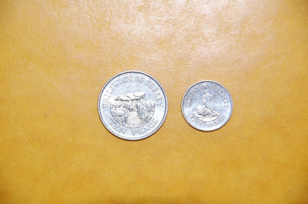 JERSEY  : 5 pence en 10 pence, Verzenden, Setje