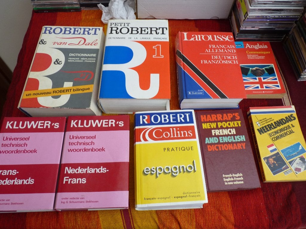 LOT DE DICTIONNAIRES ET MANUELS DE LANGUES, Livres, Dictionnaires, Utilisé, Autres langues, Autres éditeurs, Enlèvement
