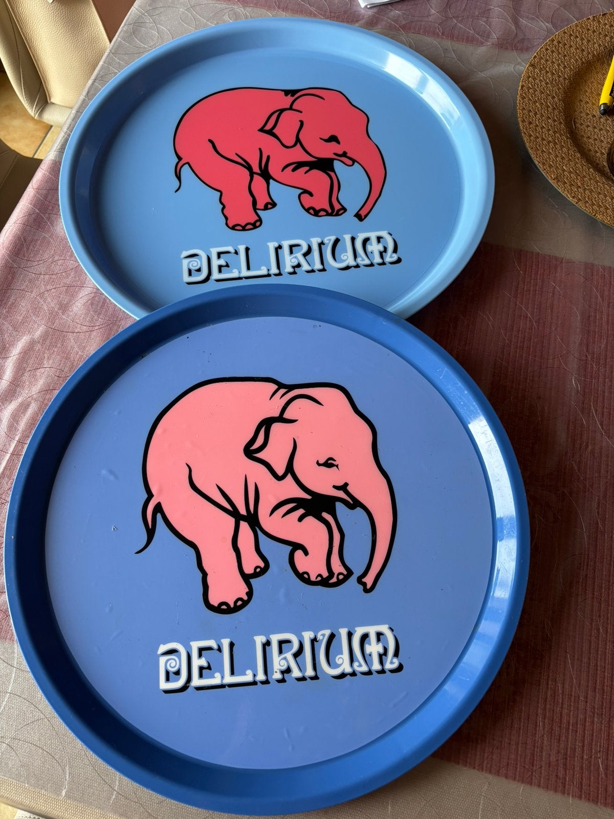 Plateau  à bière Delirium, Collections, Enlèvement ou Envoi