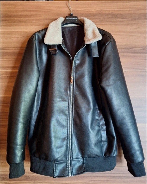 Men's Leather Jacket Black Bolf 1178, Kleding | Dames, BOLF, Zwart, Nieuw, Ophalen of Verzenden