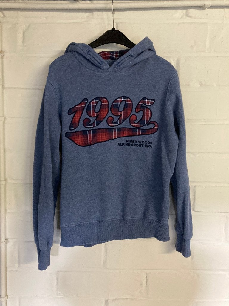 Blauw-grijze hoodie, River Woods, 152, 12 jaar, Enfants & Bébés, Vêtements enfant | Taille 152, Garçon, River Woods, Enlèvement ou Envoi