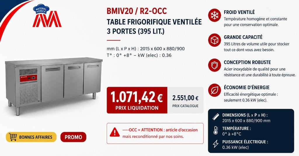 tables frigos congelateurs, Electroménager, Enlèvement ou Envoi, Reconditionné