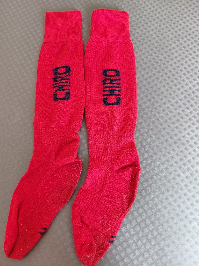 Chiro sokken rood, Garçon ou Fille, Enlèvement ou Envoi, Chiro, Utilisé