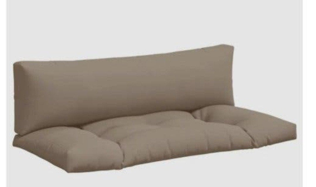 Pallet kussens Taupe, Ophalen, Zo goed als nieuw