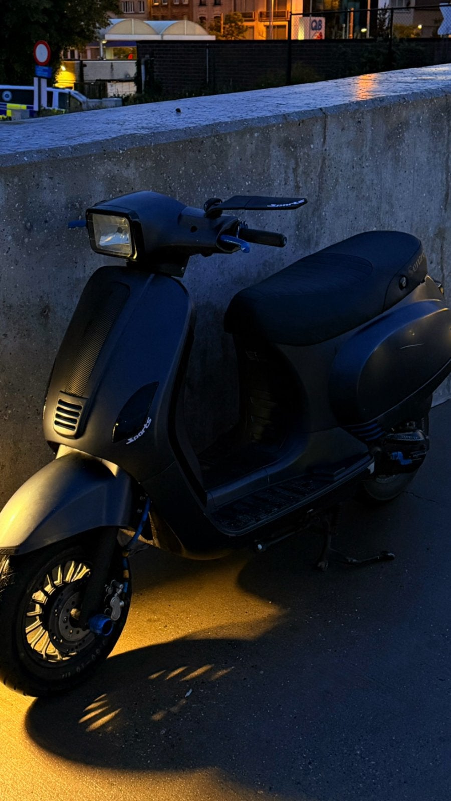 La souris te koop a klasse, Fietsen en Brommers, Scooters | Piaggio, Ophalen, Gebruikt, Overige modellen, Klasse A (25 km/u)