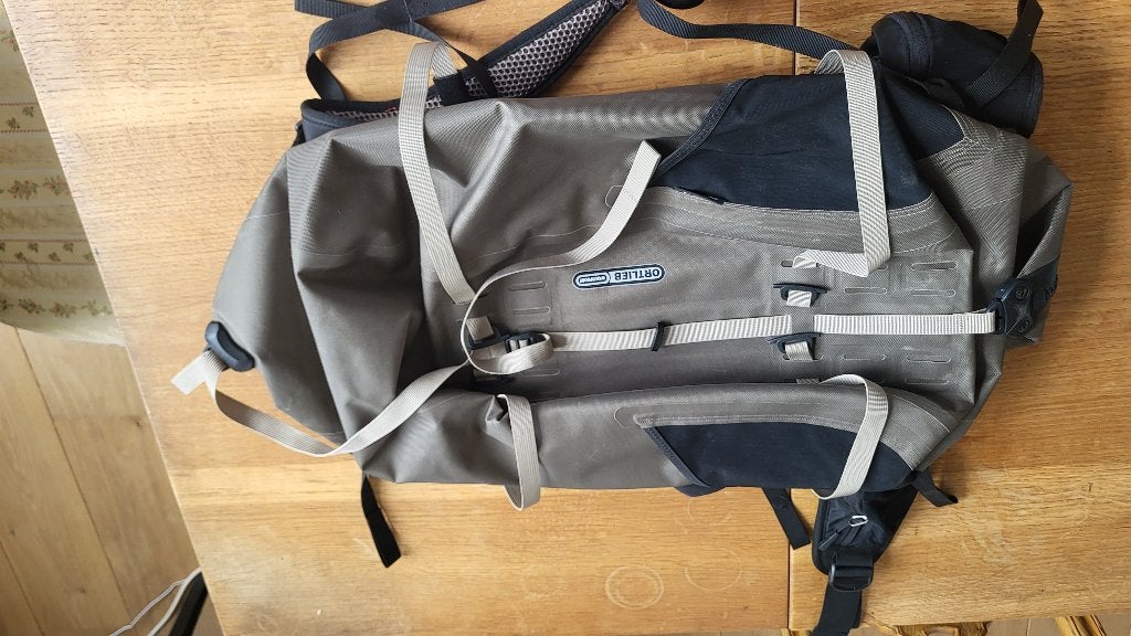Ortlieb Atrack 35 L rugzak — donker zand, Ophalen, Nieuw, Overige merken