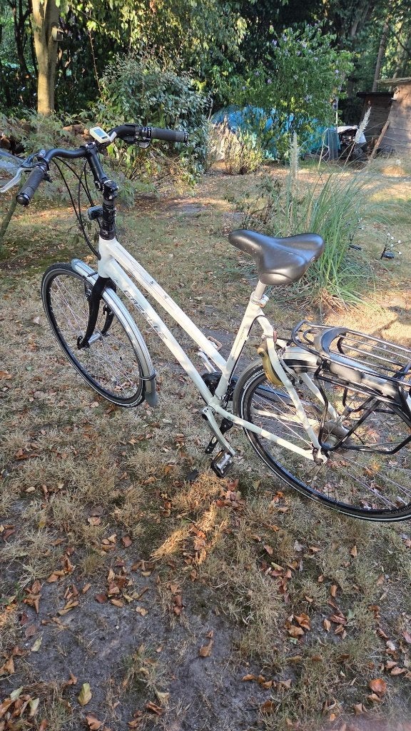 Te koop sportieve gazelle damesfiets, Ophalen, 28 inch, Gebruikt, Velgrem