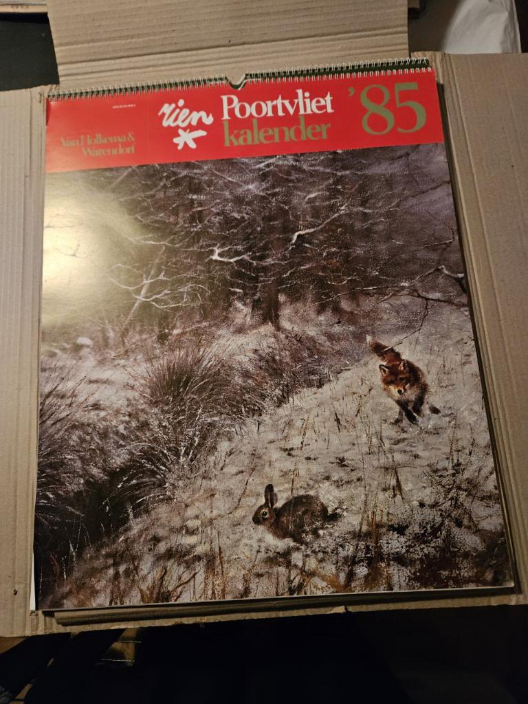 kalenders  Rien Poortvliet jaren 1983 t/m 1997, Livres, Neuf, DIVERSEN, Enlèvement, Autres sujets/thèmes