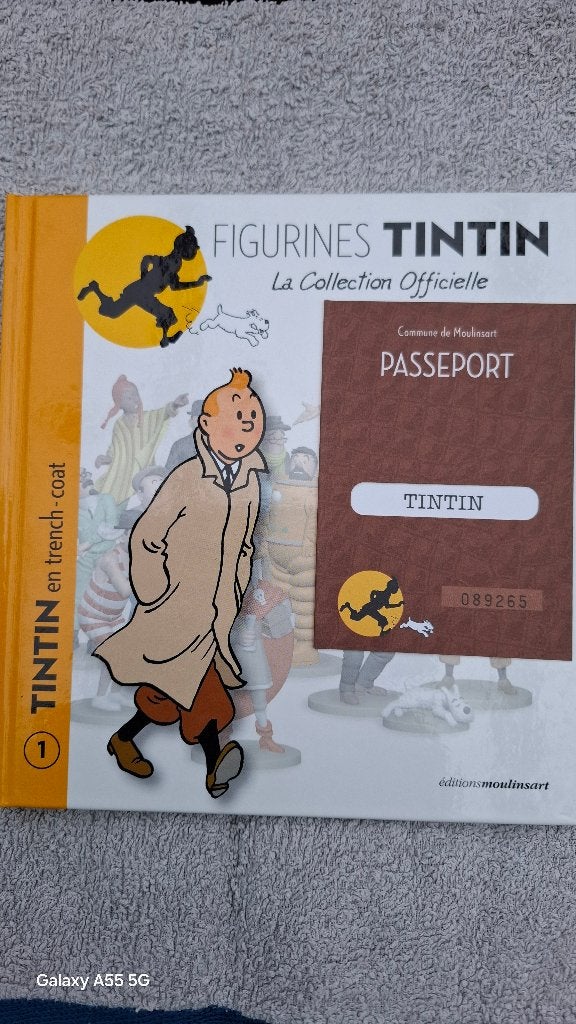 Kuifje boekjes van beeldjes met paspoort, Verzamelen, Ophalen of Verzenden, Kuifje, Zo goed als nieuw