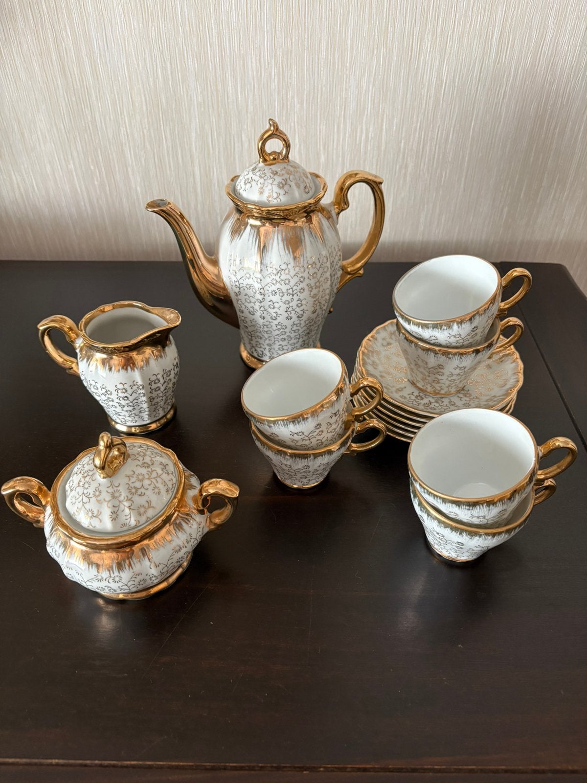 Vintage mokka- en koffieservies, Antiek en Kunst, Antiek | Servies compleet, Ophalen