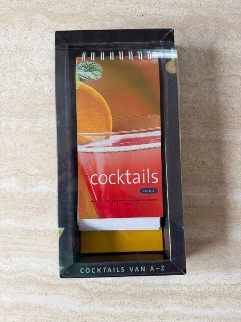 Cocktailboek "Cocktails van A-Z", Ophalen of Verzenden, Nieuw