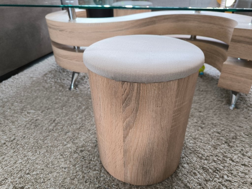 Woonkamertafel, Maison & Meubles, Tables | Tables de salon, 100 à 150 cm, Autres essences de bois, Enlèvement, Utilisé