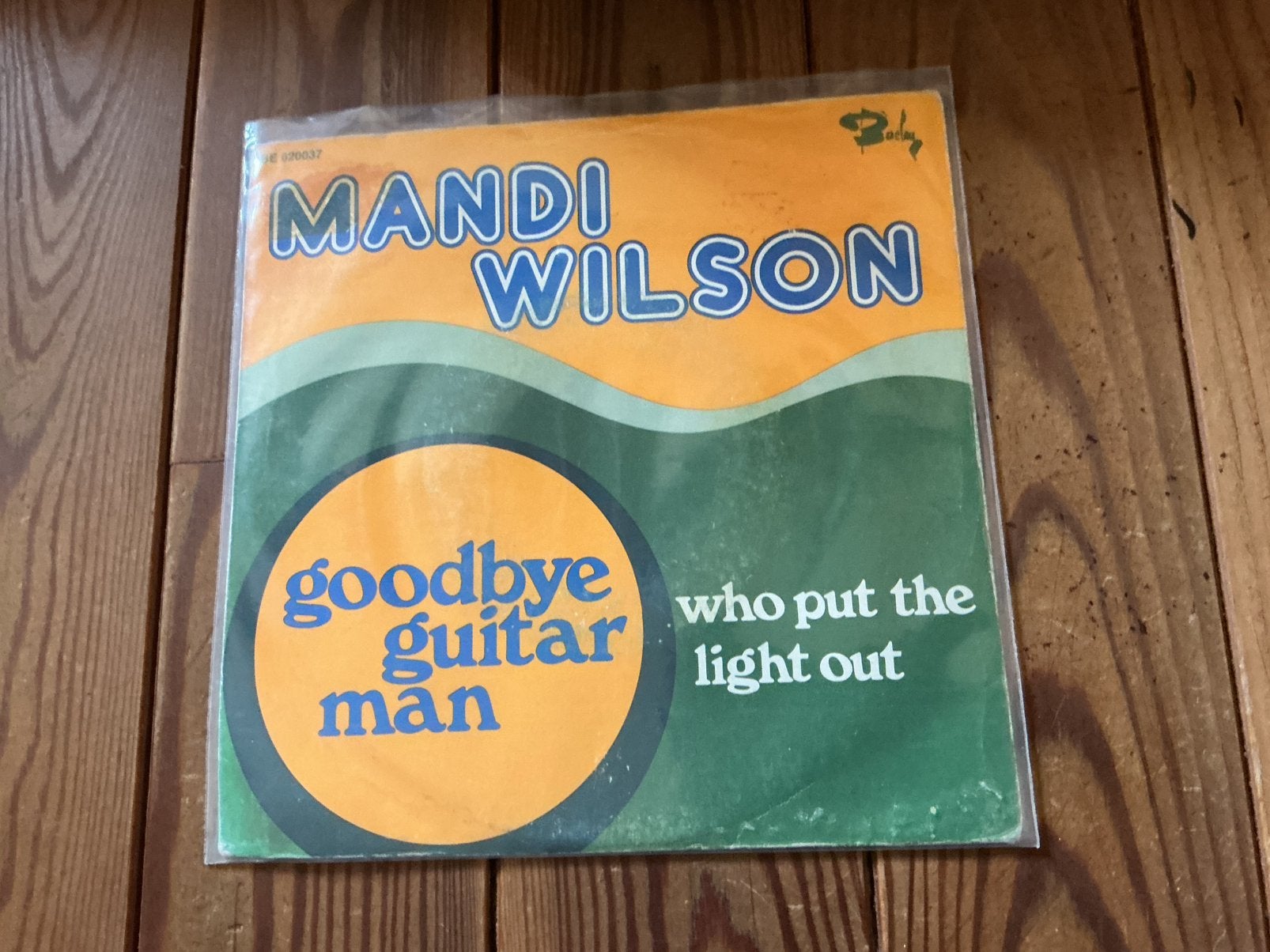 7” Mandi Wilson - goodbye guitar man, Ophalen of Verzenden